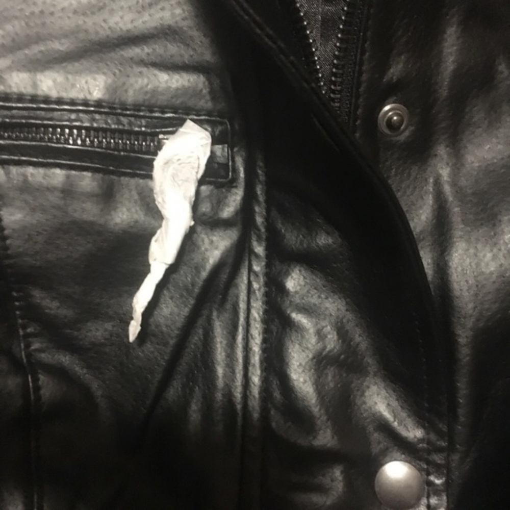 NWT  quilted Moto leather Jacket - Picture 4 of 8